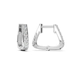 Load image into Gallery viewer, Félicité - Elegant Diamond Hoop Earring