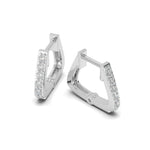 Load image into Gallery viewer, Félicité - Elegant Diamond Hoop Earring