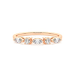 Load image into Gallery viewer, Cecilia <br> Elegant Marquise Diamond Band