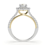 Load image into Gallery viewer, Vivienne-Classic double halo solitaire