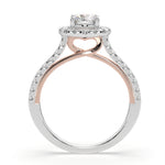 Load image into Gallery viewer, Vivienne-Classic double halo solitaire