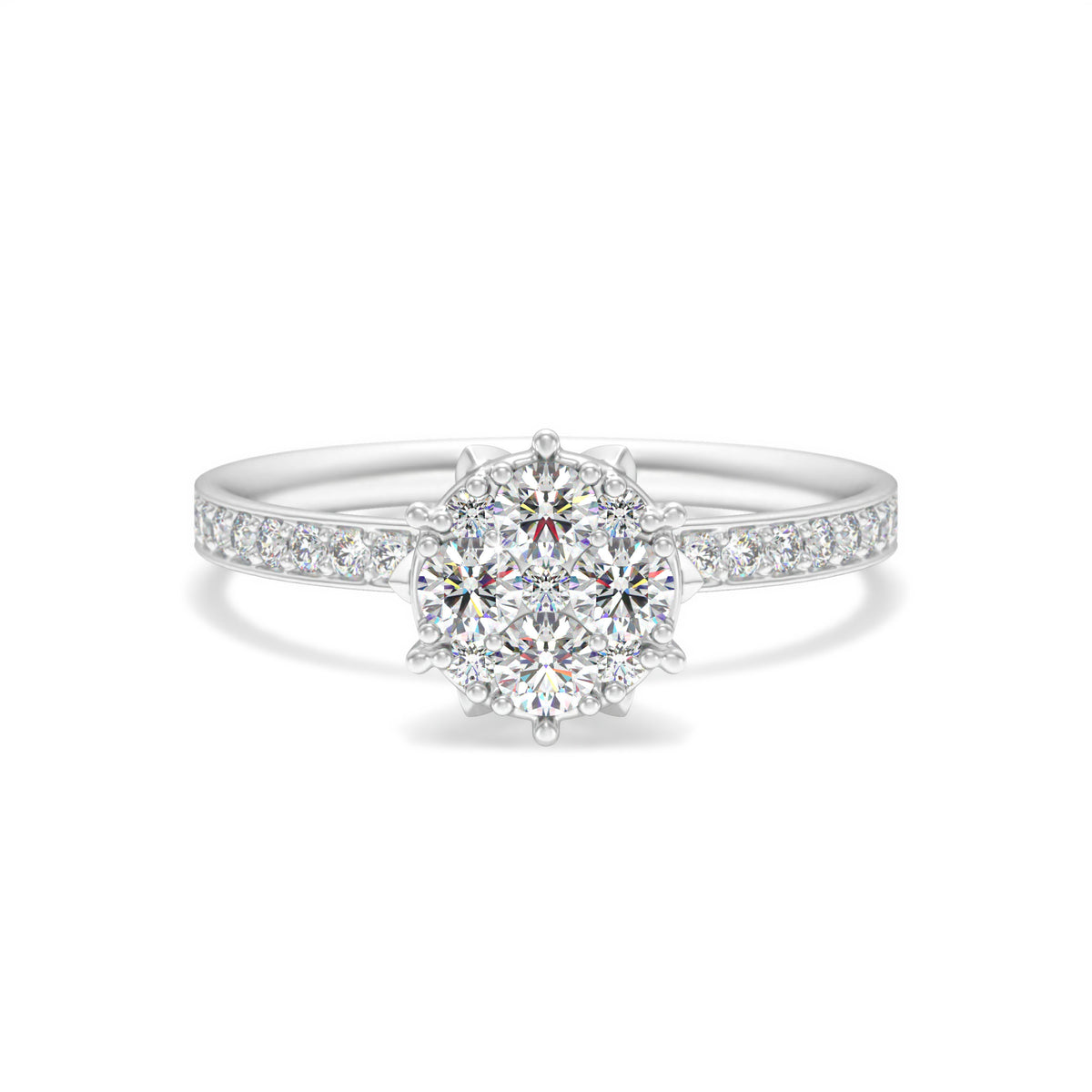 Fabrizia endless love diamond ring
