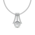 Load image into Gallery viewer, Daphnée - Radiant Gold Diamond Pendant