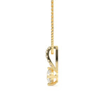 Load image into Gallery viewer, Léna- Graceful Solitaire Drop Pendant