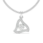 Load image into Gallery viewer, Manon - Modern Triangular Pendant with Diamonds