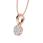 Load image into Gallery viewer, Lucie - Elegant Gold Pendant with Diamond Cluster