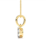 Load image into Gallery viewer, Lucie - Elegant Gold Pendant with Diamond Cluster