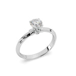 Load image into Gallery viewer, Élyna - Round Solitaire With Bezel Set Front Diamond