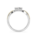 Load image into Gallery viewer, Valérie - Elegant two-tone solitaire
