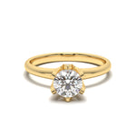 Load image into Gallery viewer, Béatrice - Pavé-accented hidden halo