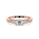 Load image into Gallery viewer, Charlotte - Radiant trio diamond ring