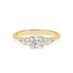 Load image into Gallery viewer, Éléanor - Brilliant round trilogy ring