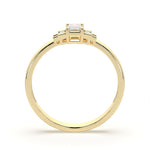 Load image into Gallery viewer, Christiane - Emerald-cut baguette trilogy