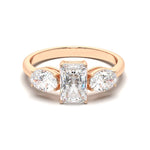 Load image into Gallery viewer, Albertine - Radiant Three-Stone Brilliance