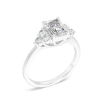 Load image into Gallery viewer, Chiara - Vintage-Inspired Emerald Diamond Ring