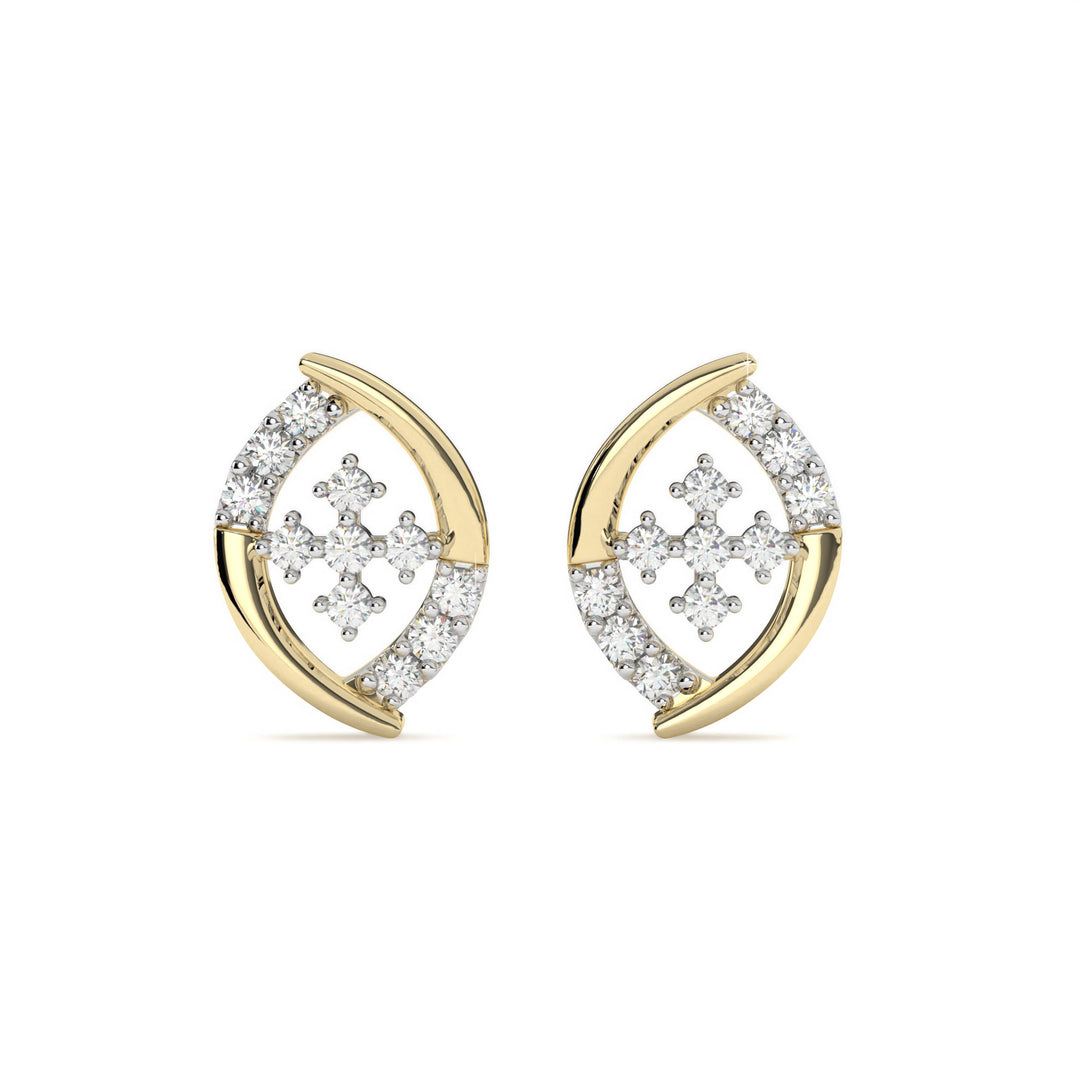 Inès - Celestial Diamond Stud Earrings