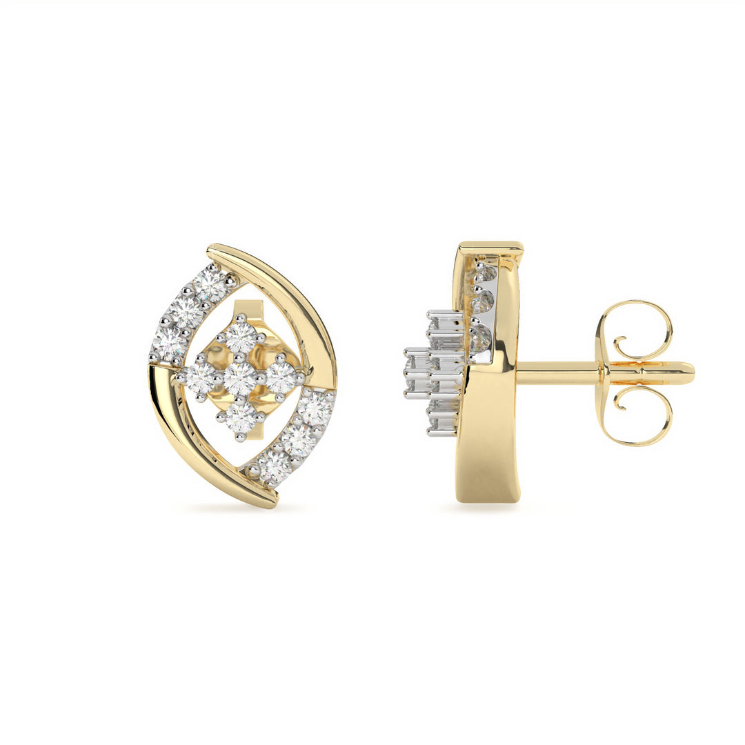 InÃ¨s  Celestial Diamond Stud Earrings