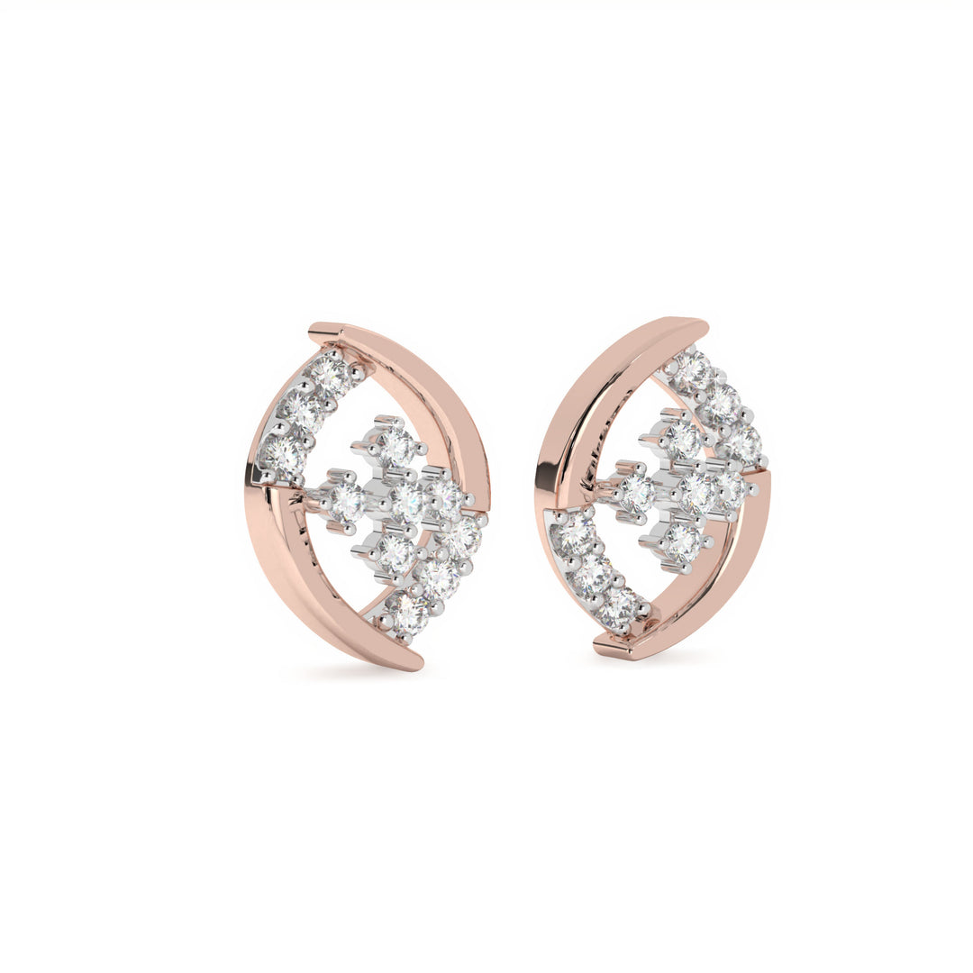Inès - Celestial Diamond Stud Earrings