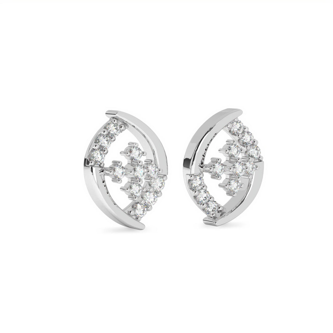 Inès - Celestial Diamond Stud Earrings