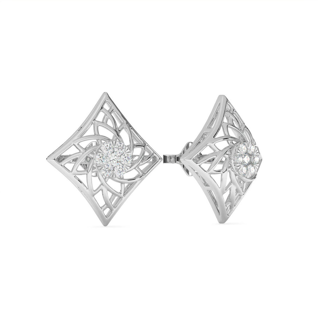 DÃ©sirÃ©e  Intricate Diamond Lattice Studs