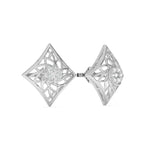 Load image into Gallery viewer, Désirée - Intricate Diamond Lattice Studs