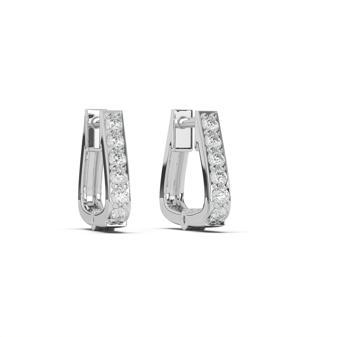 FÃ©licitÃ©  Elegant Diamond Hoop Earring