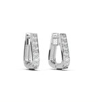 Load image into Gallery viewer, Félicité - Elegant Diamond Hoop Earring