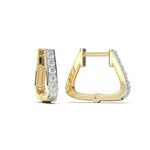 Load image into Gallery viewer, Félicité - Elegant Diamond Hoop Earring