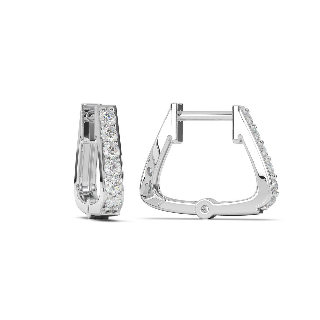 Félicité - Elegant Diamond Hoop Earring