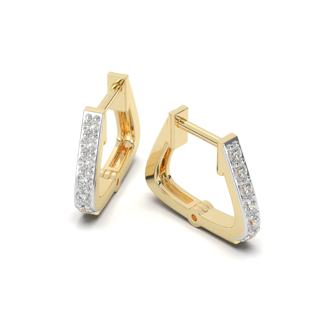 FÃ©licitÃ©  Elegant Diamond Hoop Earring