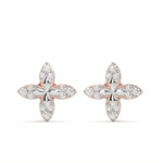 Load image into Gallery viewer, Gaëlle - Floral Diamond Stud Earrings