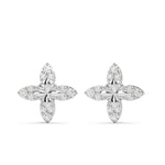 Load image into Gallery viewer, Gaëlle - Floral Diamond Stud Earrings