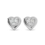 Load image into Gallery viewer, Capucine - Heart Shaped Diamond Studs