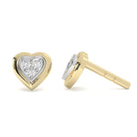 Load image into Gallery viewer, Capucine - Heart Shaped Diamond Studs