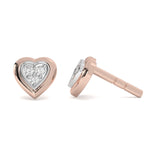 Load image into Gallery viewer, Capucine - Heart Shaped Diamond Studs