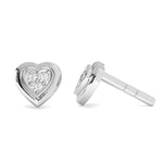 Load image into Gallery viewer, Capucine - Heart Shaped Diamond Studs