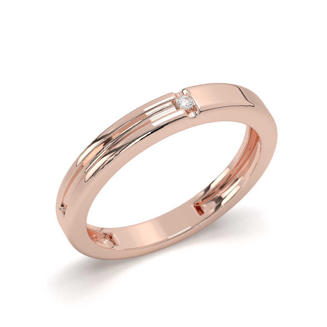 Sophia  Single Diamond Band