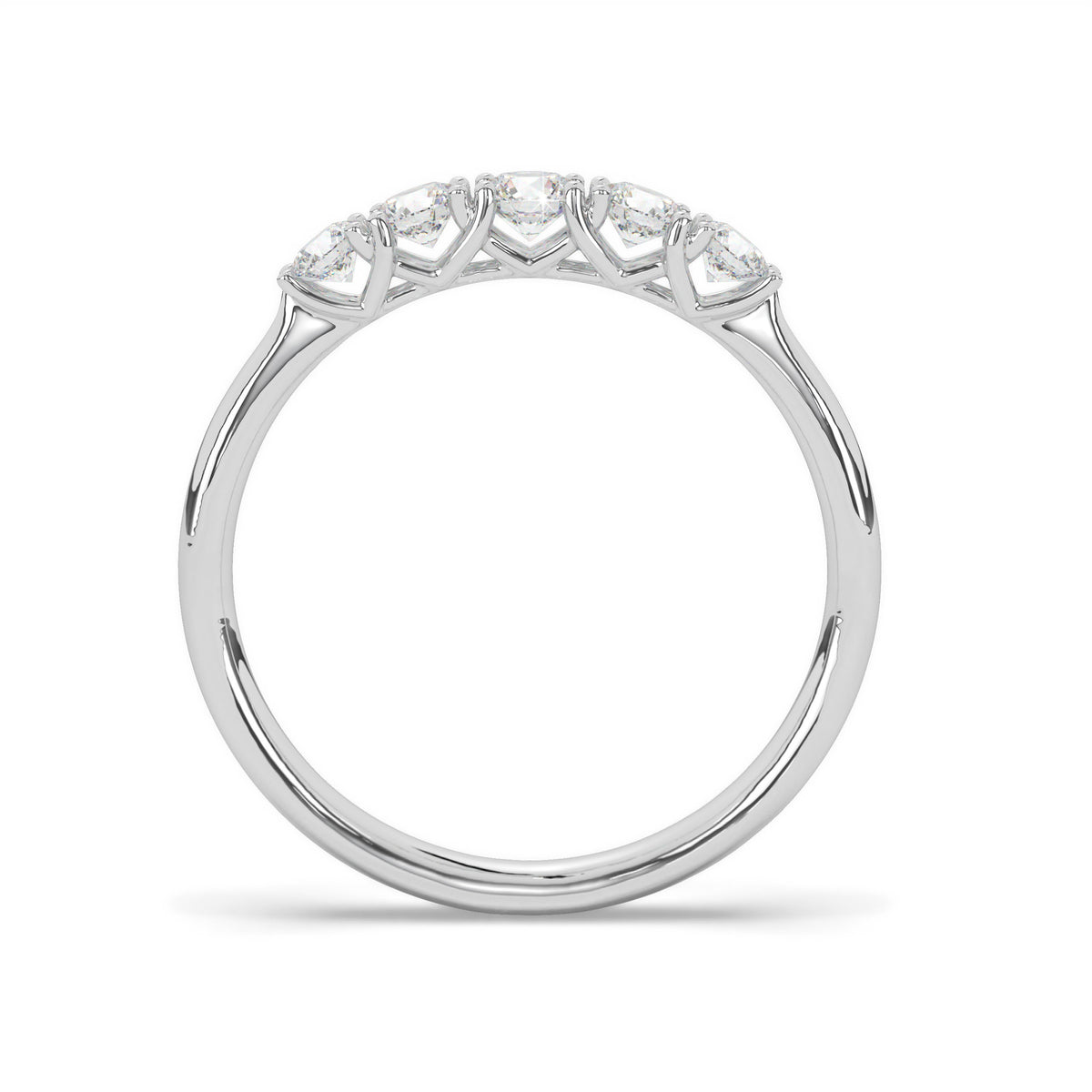 Julia  classic five stone diamond ring