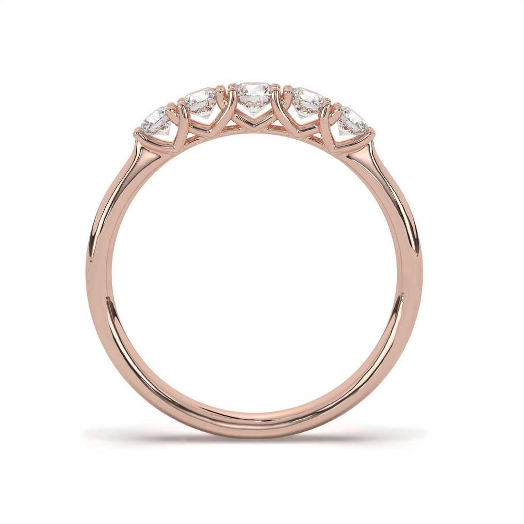 Julia - Classic five-stone diamond ring