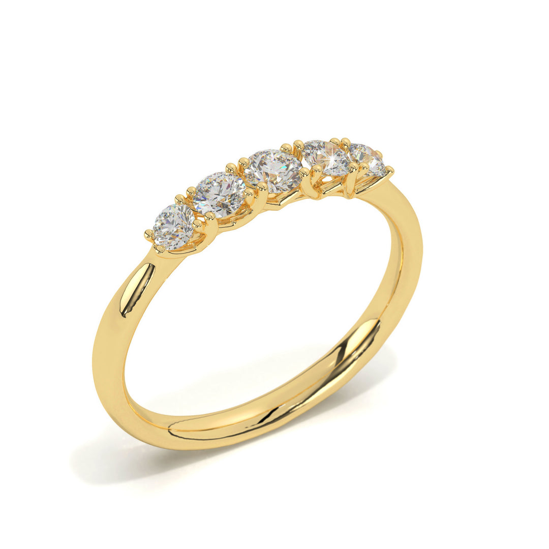Julia - Classic five-stone diamond ring