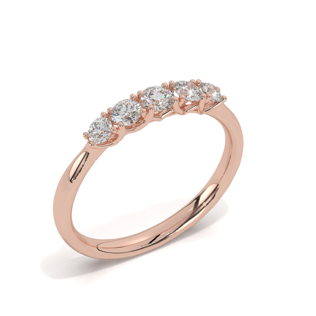Julia - Classic five-stone diamond ring