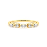 Load image into Gallery viewer, Cecilia <br> Elegant Marquise Diamond Band