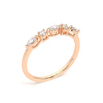 Load image into Gallery viewer, Cecilia <br> Elegant Marquise Diamond Band
