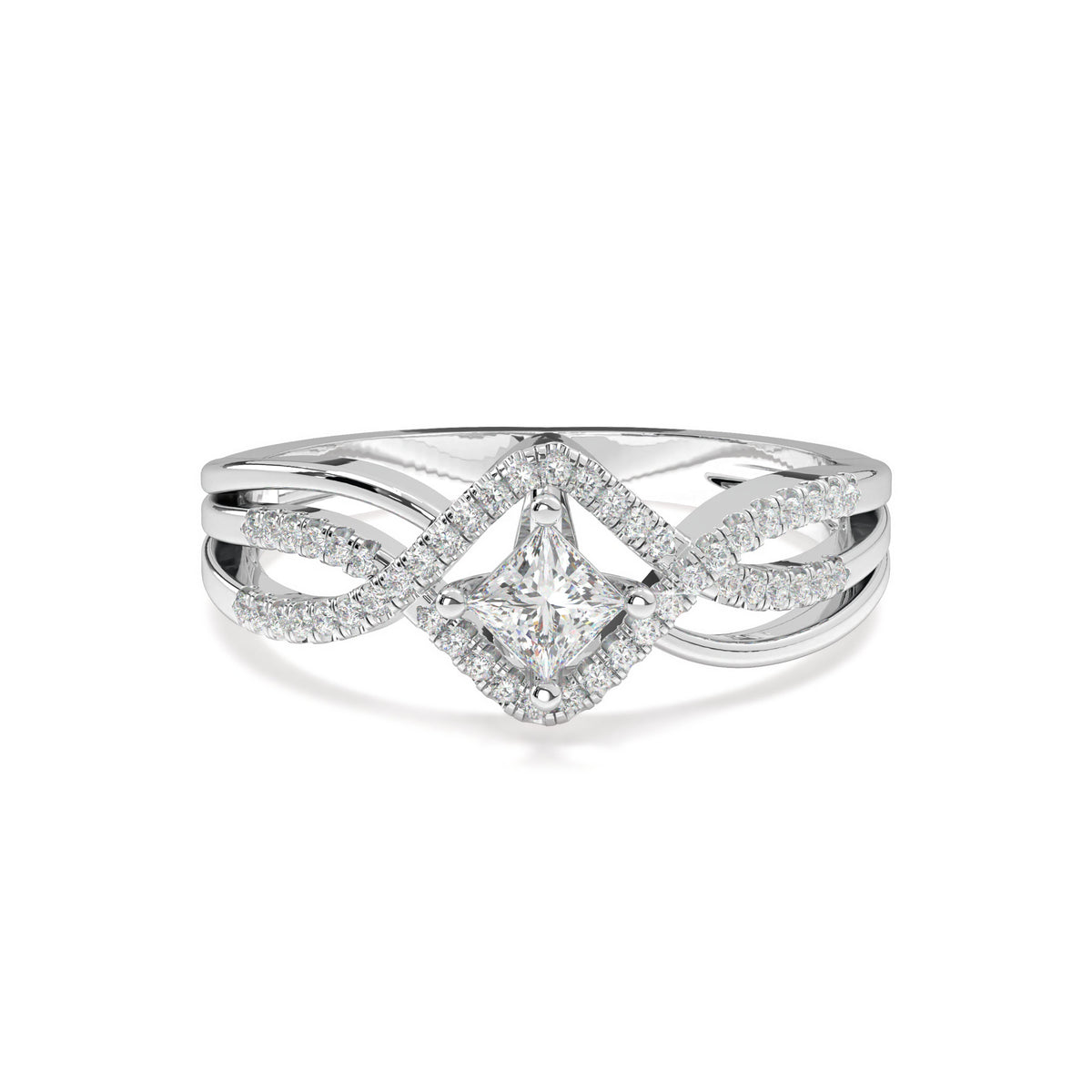 Alizée <br> princess halo with twist shank