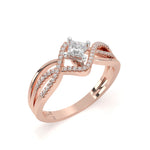 Load image into Gallery viewer, Alizée - Princess Halo with Split Shank