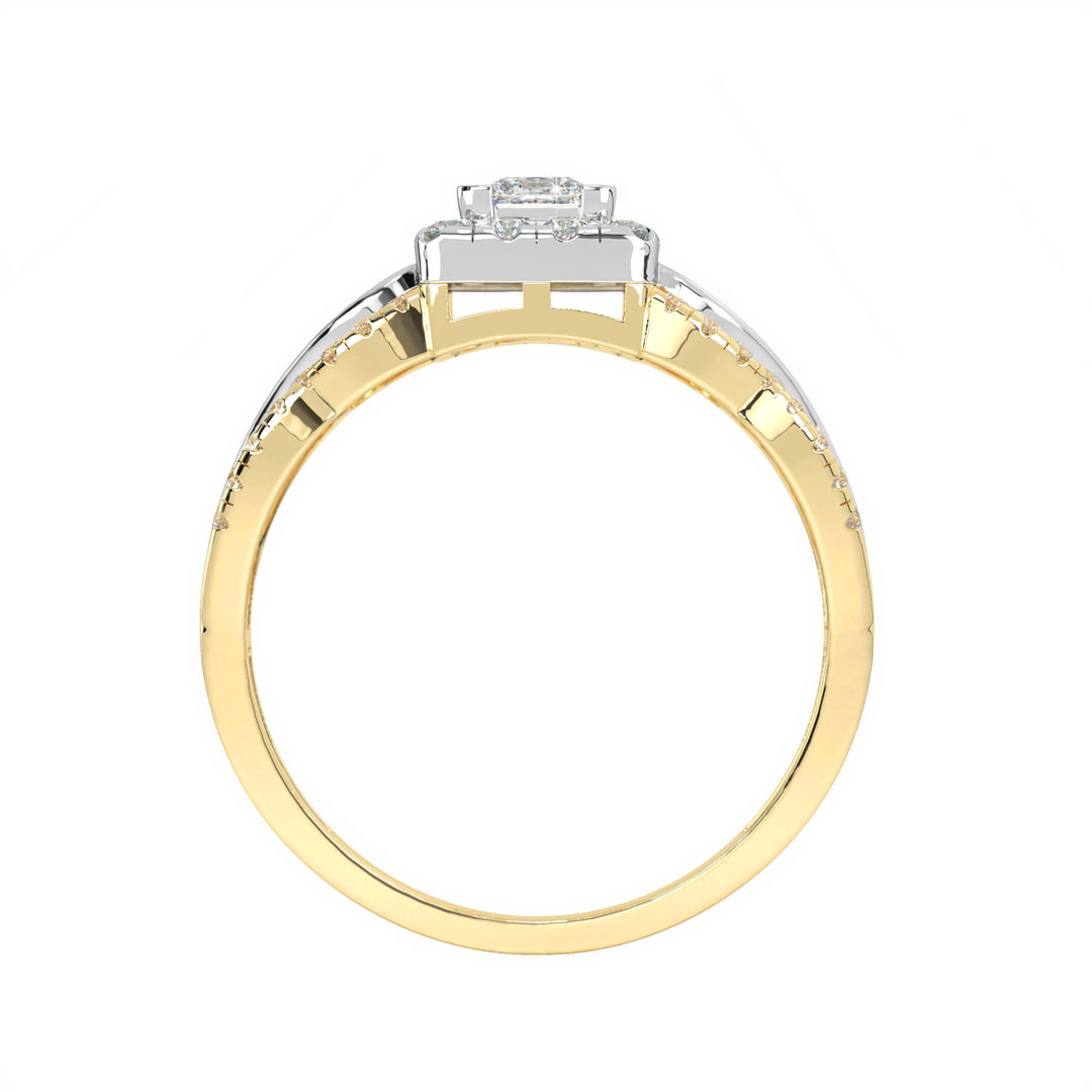 ZoÃ©  Princess Halo with PaveÌ