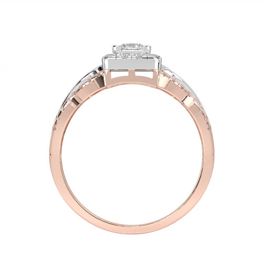 ZoÃ©  Princess Halo with PaveÌ