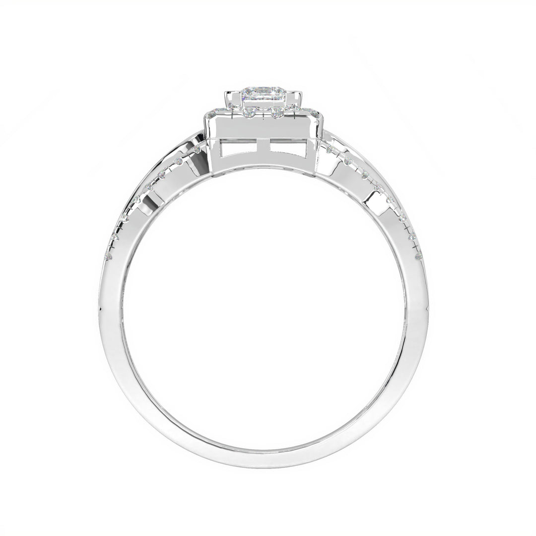 ZoÃ©  Princess Halo with PaveÌ