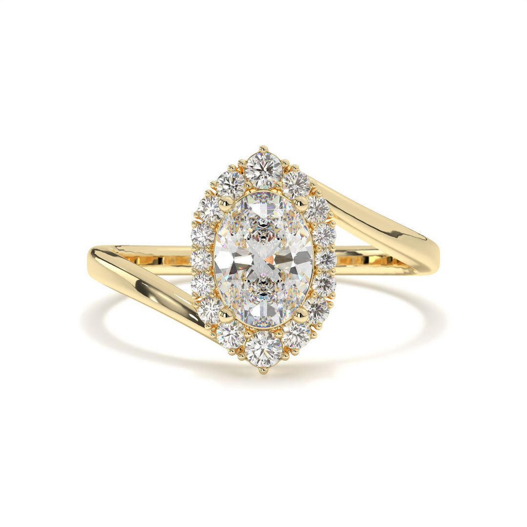 Giorgia  Radiant Oval Halo