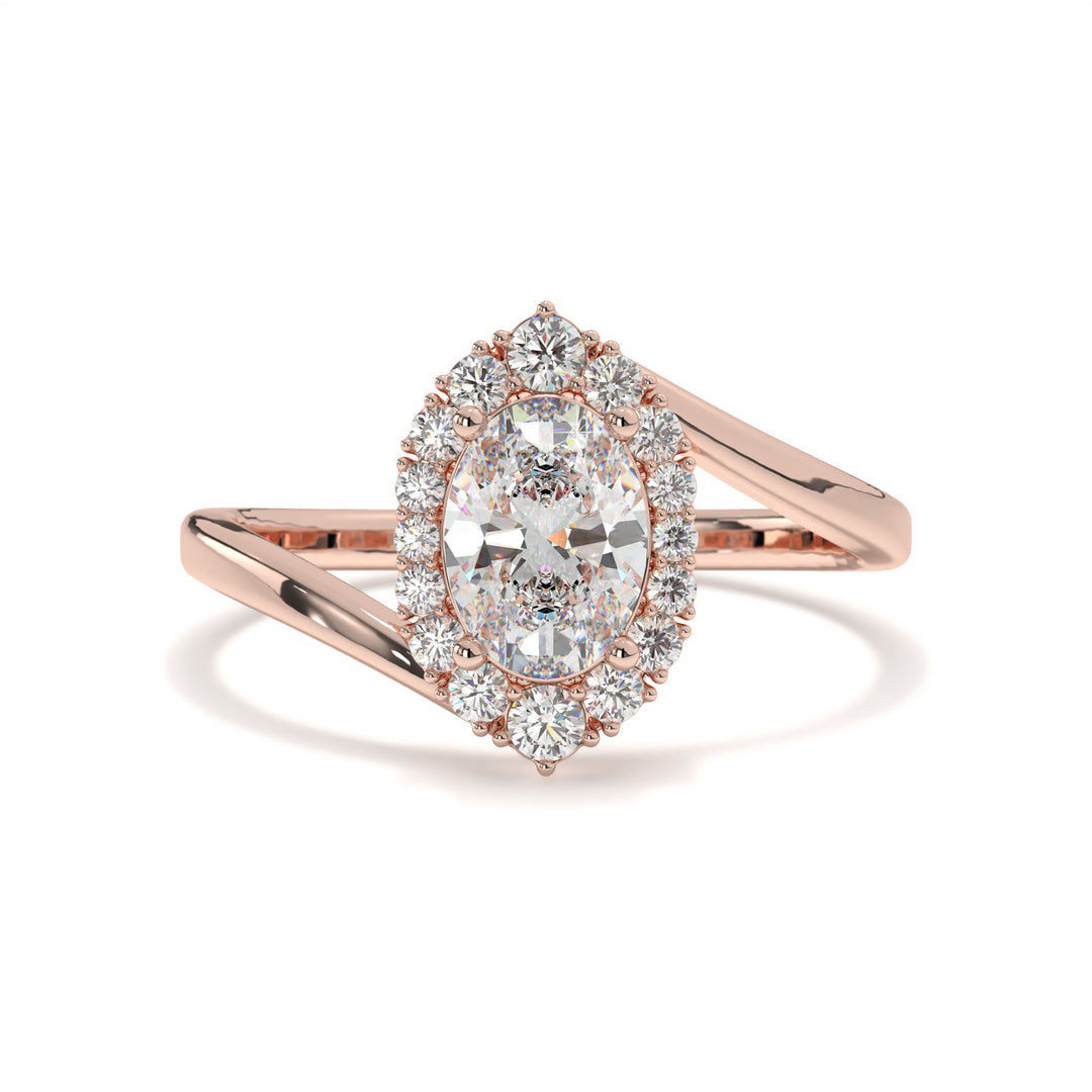Giorgia  Radiant Oval Halo
